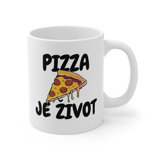 Hrnek - Pizza je život